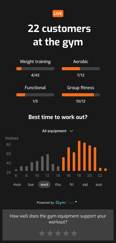 Visitor counter stats