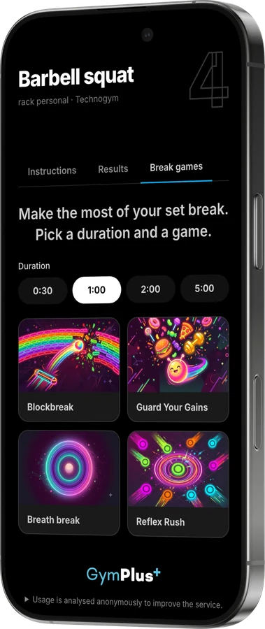 Break games on a machine's Touchpoint page